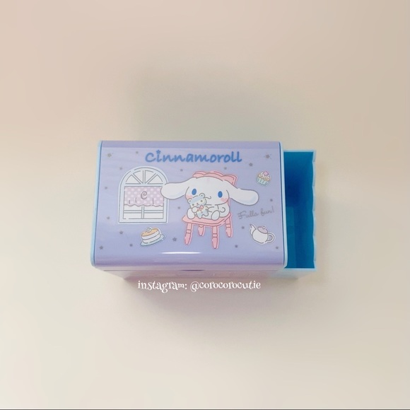 🧡 SOLD 🧡 Sanrio Kawaii Cinnamoroll Storage Chest & Mirror Like New Storage Box - Picture 6 of 12